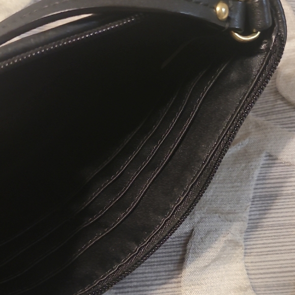 Coach Black Leather Shoulder Bag - Picture 3 of 3
